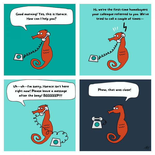 Tale of Two Mortgages Leave a Message Webcomic LodeStar